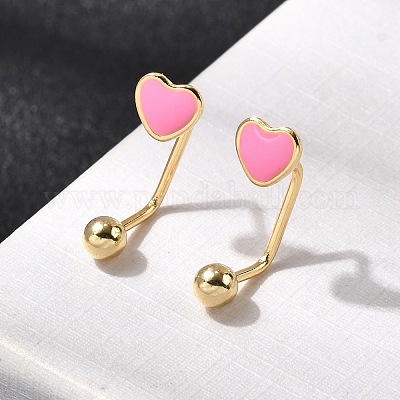 Серьги-гвоздики из нержавеющей стали 304 EJEW-F396-05A-G-1