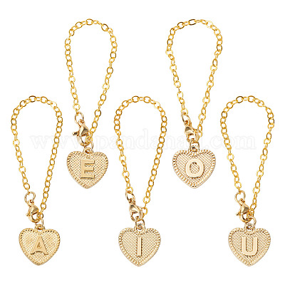 5 шт. 5 стильных подвески для бокалов из сплава HJEW-TA0001-13-1