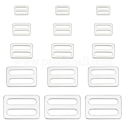 15 шт. 5 пряжки-слайдера из нержавеющей стали 304 STAS-UN0051-33-1