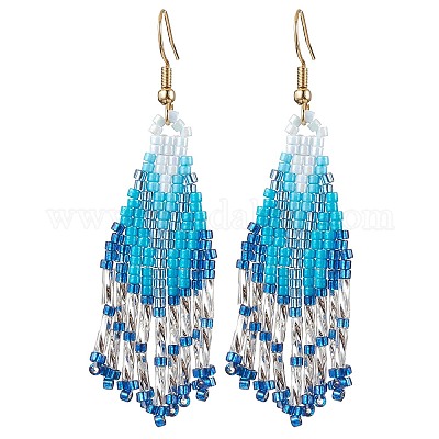 3 пара сережек-подвесок в стиле бохо из нержавеющей стали 304 EJEW-MZ00264-02-1