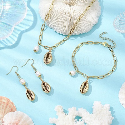 Комплект из ожерелья SJEW-JS01314-1