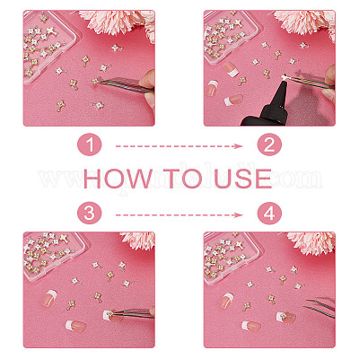 30 шт. 2-х цветные кабошоны из сплава со стразами крестообразной формы MRMJ-GO0001-05-1