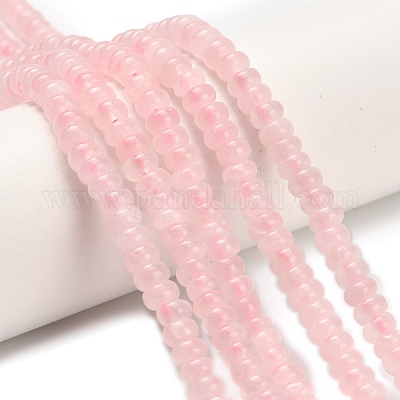 Природного розового кварца нитей бисера G-Z110-B18-2x4mm-1