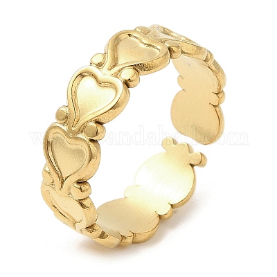 Фурнитура для открытых манжет из нержавеющей стали 304 RJEW-K245-85G-1