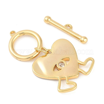 Латунные застежки-молнии из прозрачного кубического циркония KK-K391-25G-1