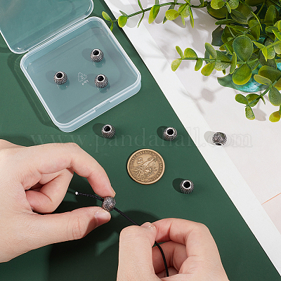 8 шт. европейские бусины из нержавеющей стали 304 FIND-UN0003-91-1