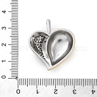 Латунные микро проложить кубического циркония подвески KK-S510-32GP-05-1