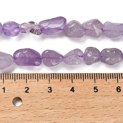 Natürlichen Amethyst Perlen Stränge&nbsp;G-P497-01E-21-1