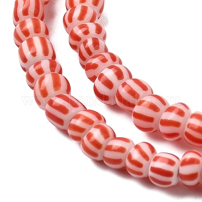 Бусы лэмпворк ручной работы&nbsp;BLOW-K001-01A-15-1