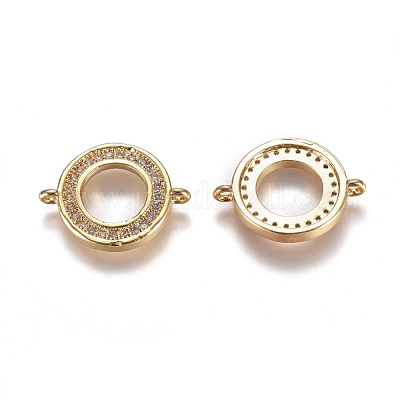 Соединители из латуни с микрочастицами и кубическим цирконием ZIRC-K081-46G-1