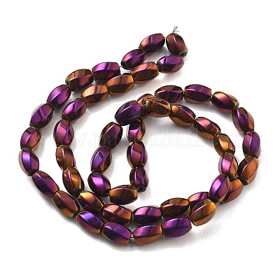 Гальванические нити из синтетических немагнитных гематитовых бусин G-P545-G02-02A-1