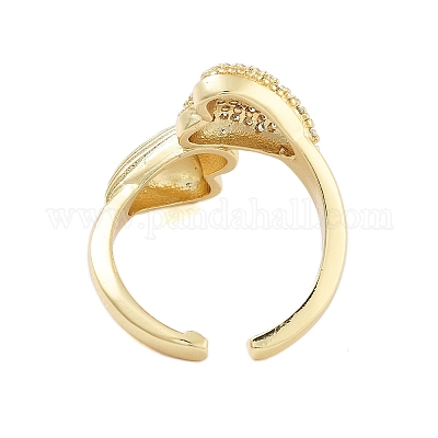 Стойки с покрытием в форме сердца RJEW-B064-08G-1