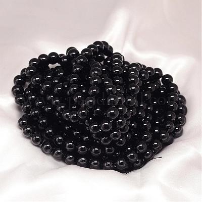 Выпечки окрашенные оболочки жемчужные нити круглый шарик BSHE-L011-6mm-B010-1