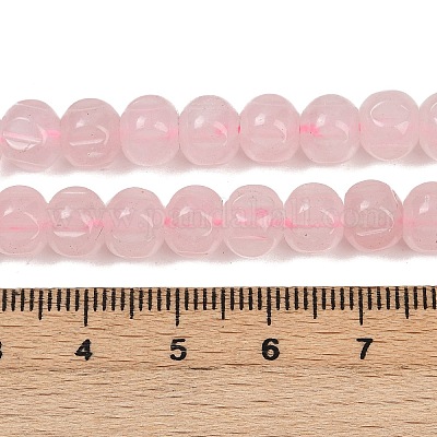 Природного розового кварца нитей бисера G-Z080-B10-8x6mm-1