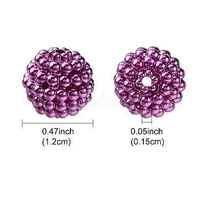 Nachahmung Perlenacrylperlen&nbsp;OACR-FS0001-45G-1