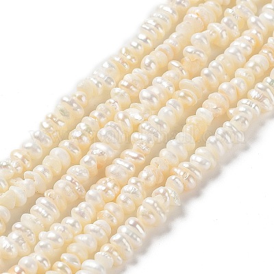 Природные Кеши жемчуг пряди PEAR-J007-46-1