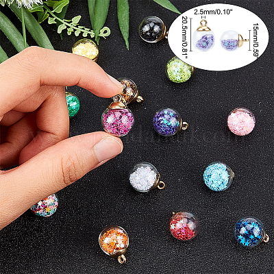 Стеклянный шар подвески GLAA-PH0007-58-1