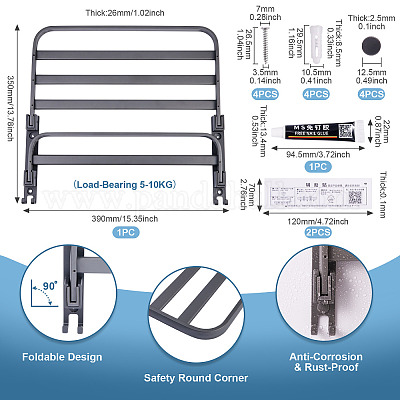 Алюминиевая вешалка для полотенец для ванной комнаты&nbsp;FIND-TAC0050-03B-1