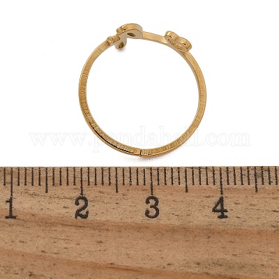 Кольца-манжеты из нержавеющей стали 304 для женщин RJEW-D285-01G-Q-1