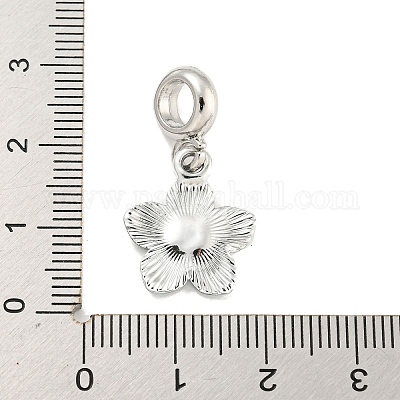 Стойка покрытие сплав эмаль цветок европейские подвески с подвесками FIND-B034-55P-1