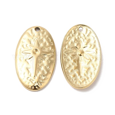 Ионное покрытие (ip) 316l хирургическая нержавеющая сталь подвеска со стразами STAS-H213-69G-1