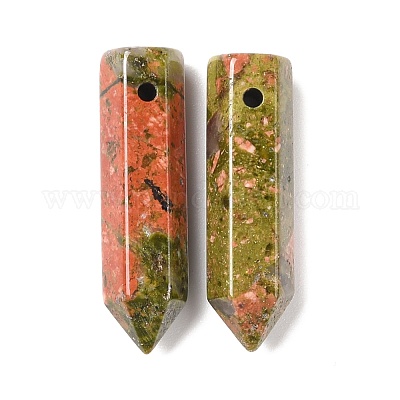 Подвески из натурального унакита G-D460-01E-1