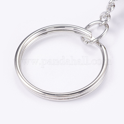 Брелок из натурального и синтетического смешанного камня KEYC-P041-A-1