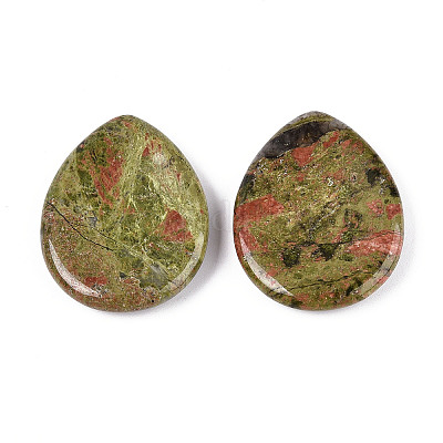 Натуральные камни унакита для снятия беспокойства G-T144-13G-1