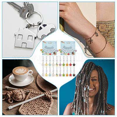 Маркеры для подвесок с круглыми и цветочными подвесками HJEW-AB00420-1