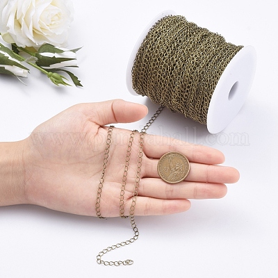 Латунные витой цепочки CHC-Q001-5x4mm-AB-1