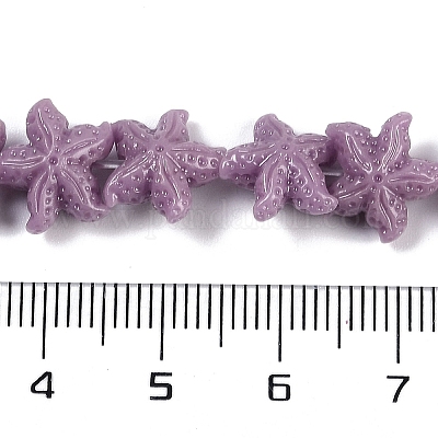 Нити резных бусин синтетического коралла CORA-K009-06A-1