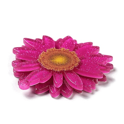 Подвески из прозрачного акрила с принтом SACR-P029-B02-1