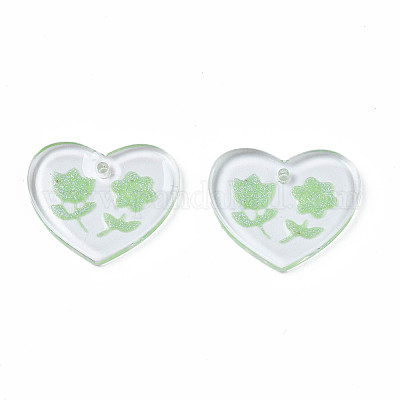 Прозрачные смоляные подвески RESI-N030-001A-1