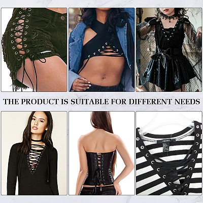 6.25 ярд хлопковой ленты с люверсами серебристого цвета OCOR-BC0006-75C-1