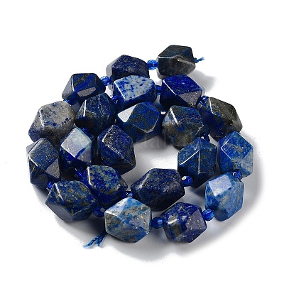 Нитки бусины из натурального ляписа-лазури G-C182-20-01-1