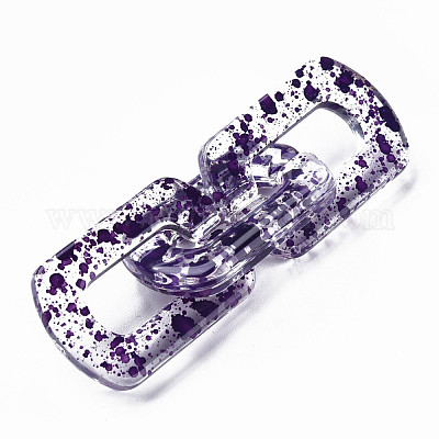 Прозрачные акриловые связывая кольца OACR-N009-017A-08-1