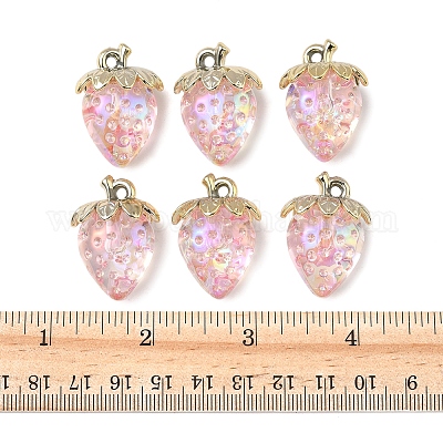 10шт прозрачные акриловые подвески MACR-FS0002-08B-1