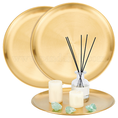 201 поднос из нержавеющей стали AJEW-WH0314-362-1