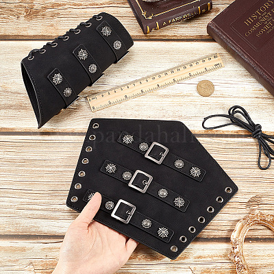 Регулируемый браслет из искусственной кожи AJEW-WH0010-51B-1