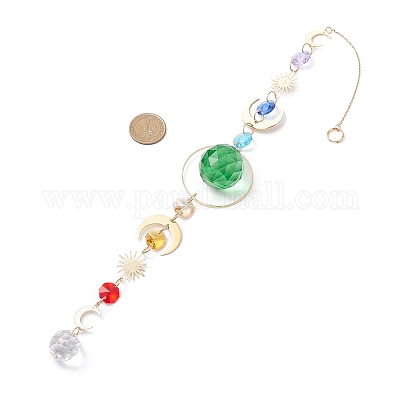 Стеклянные подвесные ловцы солнца HJEW-JM04491-1