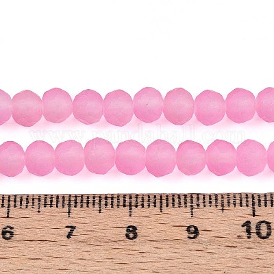 Нити стеклянных бусин FGLA-N003-6mm-05-1