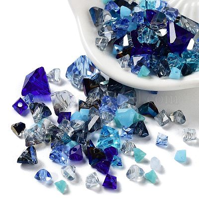 Непрозрачные и прозрачные стеклянные бусины GLAA-G109-01J-1