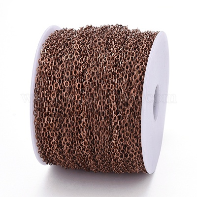 Латунные плоские овальные кабельные цепи CHC025Y-R-1