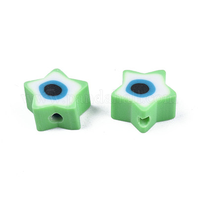 Бусины из полимерной глины  CLAY-T019-09B-1