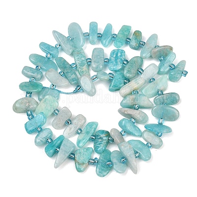 Природных амазонит бисер нитей&nbsp;G-K393-B02-1