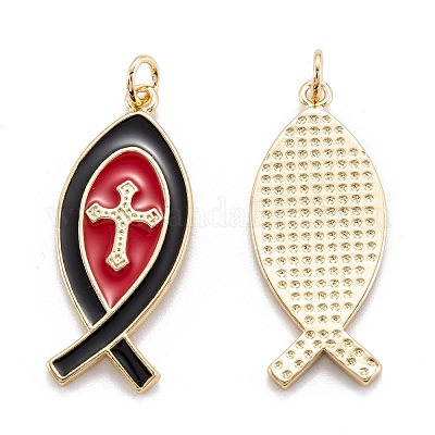 Настоящие кулоны из латуни KK-M219-01G-C-1