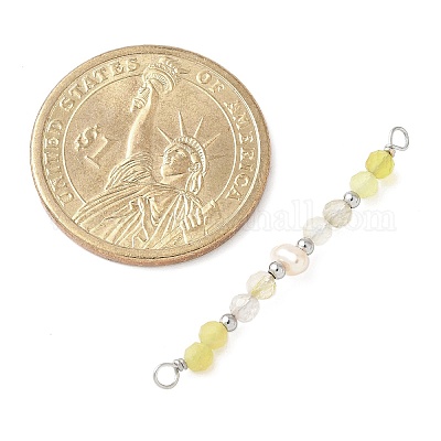 Граненые круглые подвески-фигурки из натурального золота с рутиловым кварцем PALLOY-JF03532-08-1