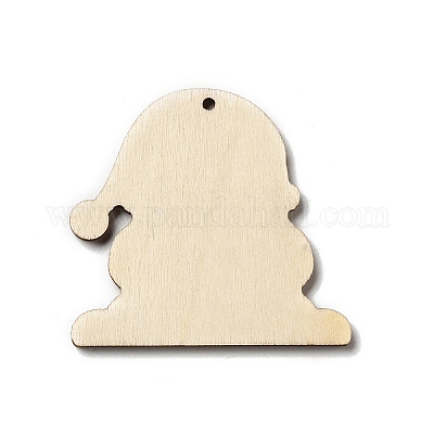 Деревянные подвески с односторонним принтом WOOD-H102-02K-1