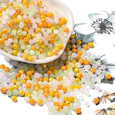 Стеклянные бусины EGLA-A034-LM4mm-28-1