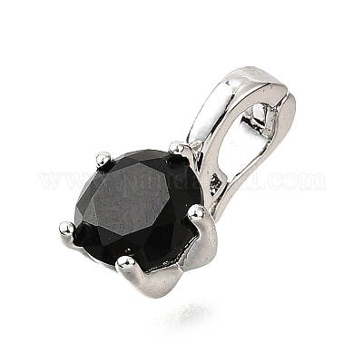 Латунные микро проложить кубического циркония подвески KK-D356-05E-P-1